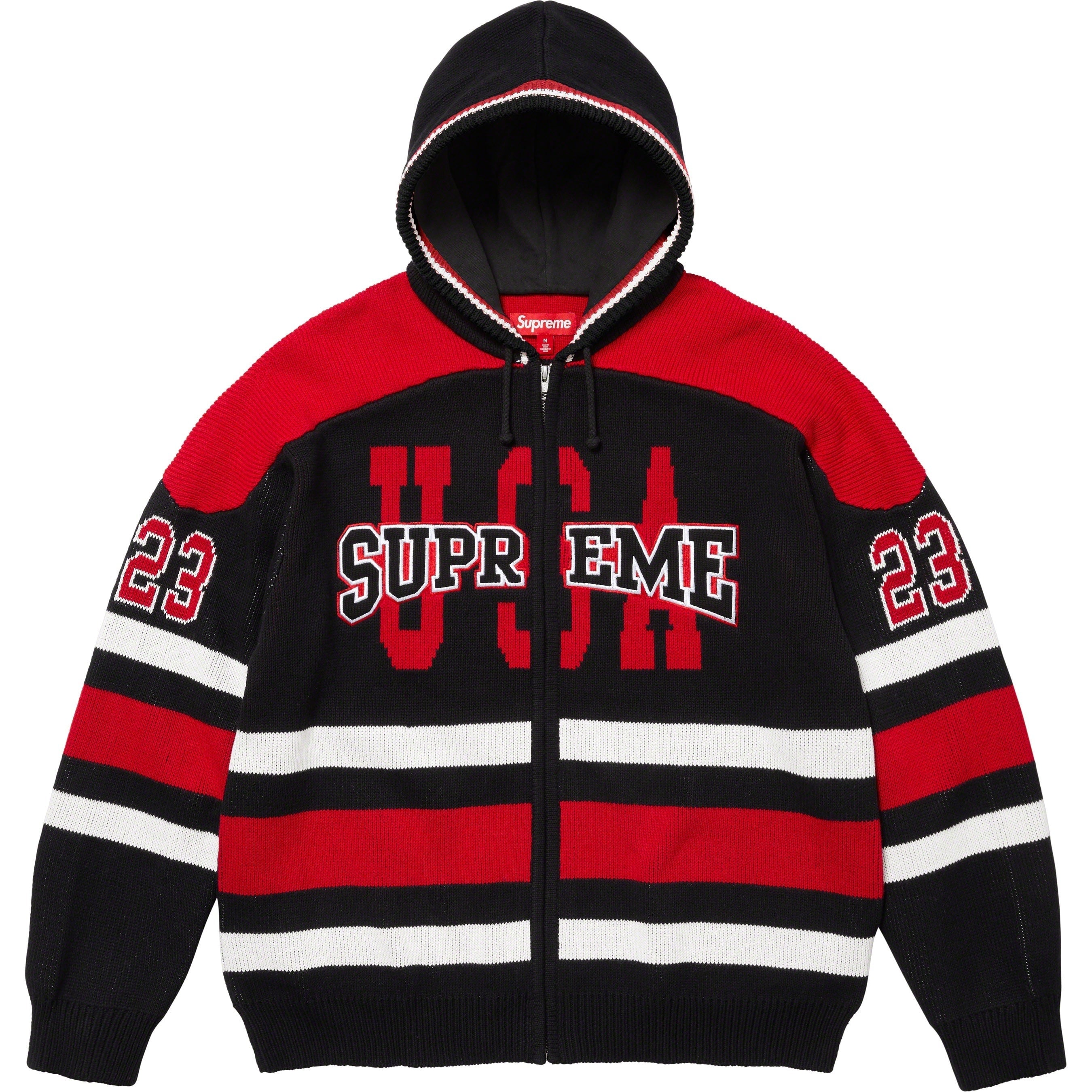 USA Zip Up Hooded Sweater view 15
